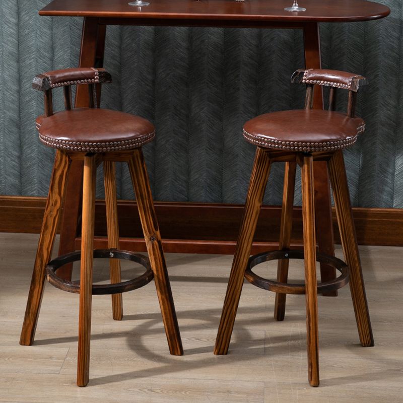 Scandinavian Upholstered Wood Counter Stools Low Back Bar Stools Clearhalo 'Bar Furniture' 'Bar Stools' 'bar_stools' 'furn' 'furn_bar_stools' 'furniture_bar_stools' 'Kitchen & Dining Furniture' 'kitchen&dining_furn' 'kitchen' 'kitchen_furn' Furniture' 1200x1200_2cca58f3-3fce-47a4-8592-356c9d41d1f1