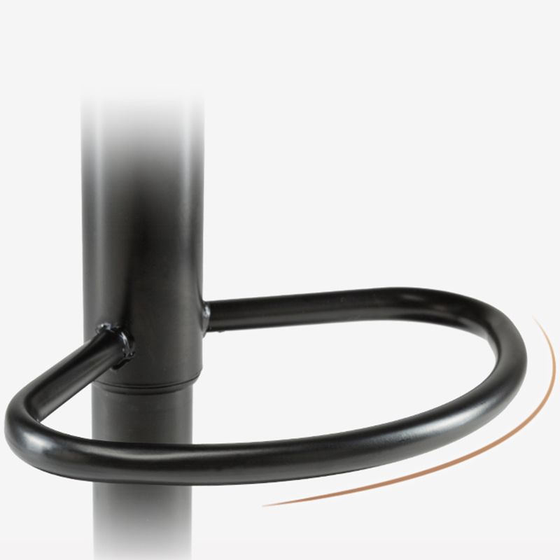 Contemporary Swivel Adjustable Bar Stool Indoor Bar Stool with Low Back Clearhalo 'Bar Furniture' 'Bar Stools' 'bar_stools' 'furn' 'furn_bar_stools' 'furniture_bar_stools' 'Kitchen & Dining Furniture' 'kitchen&dining_furn' 'kitchen' 'kitchen_furn' Furniture' 1200x1200_2cccf16b-c868-4622-b98a-488044f0b1c7