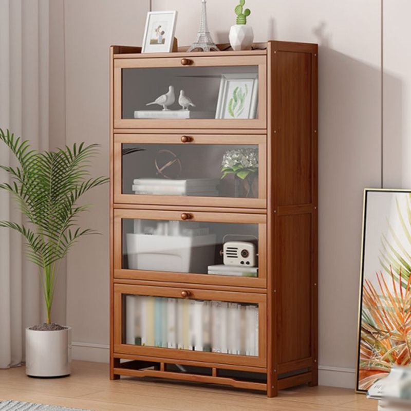 Engineered Wood Barrister Bookcase Contemporary Closed Back Bookshelf with Doors Clearhalo 'Bookcases' 'furn' 'furn_bookcases' 'Furniture' 'furniture_bookcases' 'Office Furniture' 1200x1200_2ccd5ea6-e9a5-4b8d-b32b-9178a351f27b