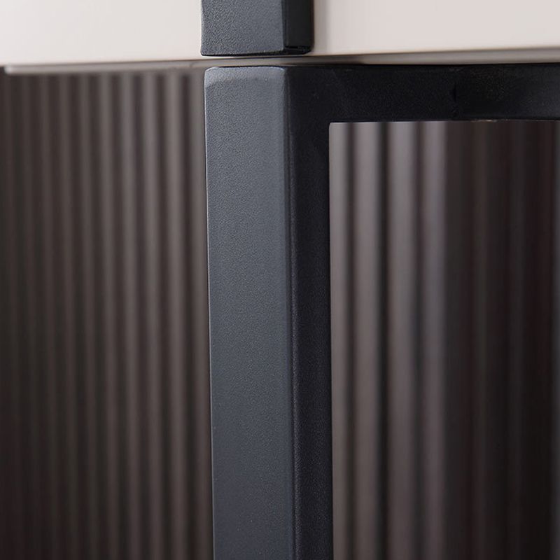 Vanity Metal and Stone Makeup Dressing Table with 2 Drawers, 30.7" Tall Clearhalo 'Bedroom Furniture' 'furn' 'furn_makeup_vanities' 'Furniture' 'Makeup Vanities' 'makeup_vanities' 1200x1200_2cce97bb-883e-4228-b5c7-284dbc3075a6