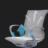 17" Wide Contemporary Desk Chair Breathable AirGrid Office Chair Clearhalo 'furn' 'furn_office_chair' 'Furniture' 'Office Chairs' 'Office Furniture' 'office_chair' 1200x1200_2ccfb1a3-9b1a-4c69-bf7f-edcebcdc9d29