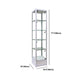 Modern Curio Cabinets Glass Display Cabinet with Locking Doors