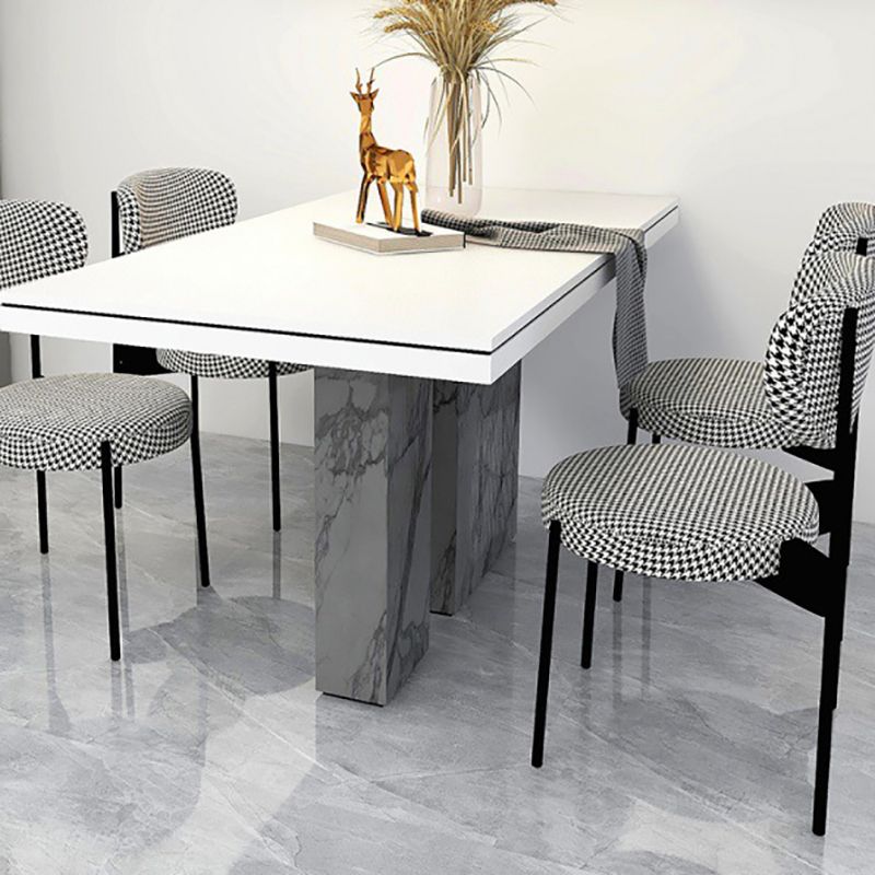 Glam Style Upholstered Side Chair Open Back Dining Side Chair Clearhalo 'Dining Chairs' 'Dining Tables & Seating' 'dining_chair' 'furn' 'furn_dining_chair' 'Furniture' 'furniture_dining_chair' 'Kitchen & Dining Furniture' 1200x1200_2cd2e014-be1f-4b17-8706-9906fb406269