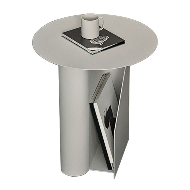 3 ripiani di ferro da notte per la notte di stoccaggio aperto contemporaneo, alto 18,5 "