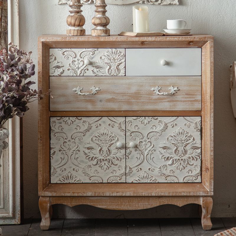 Industrial Espresso Accent Cabinet with Drawer Chest with Doors Clearhalo 'Cabinets & Chests' 'cabinets_chests' 'furn' 'furn_cabinets_chests' 'Furniture' 'Living Room Furniture' 1200x1200_2cd5b794-dd23-4790-8b41-d9da0500f7dc