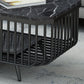 39.37" L Rectangle Slate Coffee Table Iron 4 Legs Cocktail Table with Shelf Clearhalo 'Coffee & Accent Tables' 'Coffee Tables' 'coffee_tables' 'furn' 'furn_coffee_tables' 'Furniture' 'Living Room Furniture' 1200x1200_2cd5ea41-4076-4afb-b238-5165a78c592c