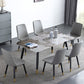 Rectangle Dining Site Table Luxury Style Stone Dining Room Collection with 4-foot Clearhalo ' dining_table' 'Dining Tables & Seating' 'Dining Tables' 'furn' 'furn_dining_table' 'Furniture' 'furniture_dining_table' 'Kitchen & Dining Furniture' 'kitchen&dining_furn' 'kitchen' 'kitchen_dining_table' 1200x1200_2cd6130d-acdc-4444-bafa-f47edab2baaa