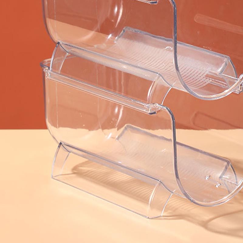 Modern Acrylic Wine Rack Bottle Tabletop Or Countertop Free-Stand Bottle Holder in Clear Clearhalo 'furn' 'furn_wine_racks' 'Furniture' 'Kitchen & Dining Furniture' 'Wine Racks' 'wine_racks' 1200x1200_2cd6c463-b77a-4928-aa72-2103c993cc43