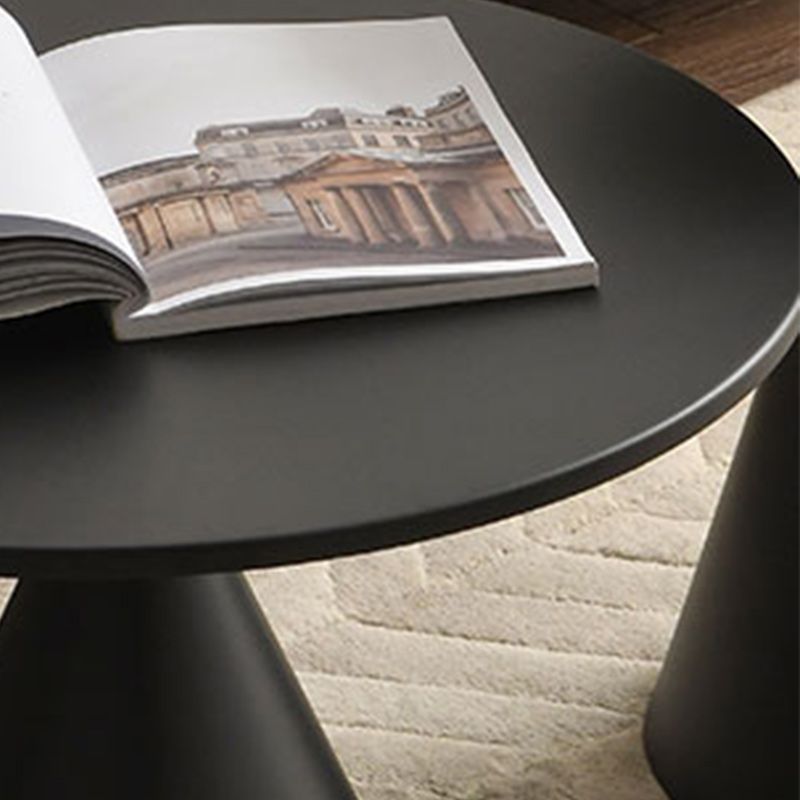 Contemporary Corner Table Round Pedestal Solid Wood Accent Side Table Clearhalo 'Coffee & Accent Tables' 'End & Side Tables' 'end_side_tables' 'furn' 'furn_end_side_tables' 'Furniture' 'Living Room Furniture' 1200x1200_2cdb1e3b-cd7b-4c79-b440-a60384c91c93