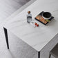 Stone Top Dining Table Contemporary Dining Table with 4 Black Legs Clearhalo 'Dining Tables & Seating' 'Dining Tables' 'dining_table' 'furn' 'furn_dining_table' 'Furniture' 'furniture_dining_table' 'Kitchen & Dining Furniture' 'kitchen' 'kitchen_dining_table' 1200x1200_2cdbbf80-90a5-4d96-b6a2-762ea29856f0