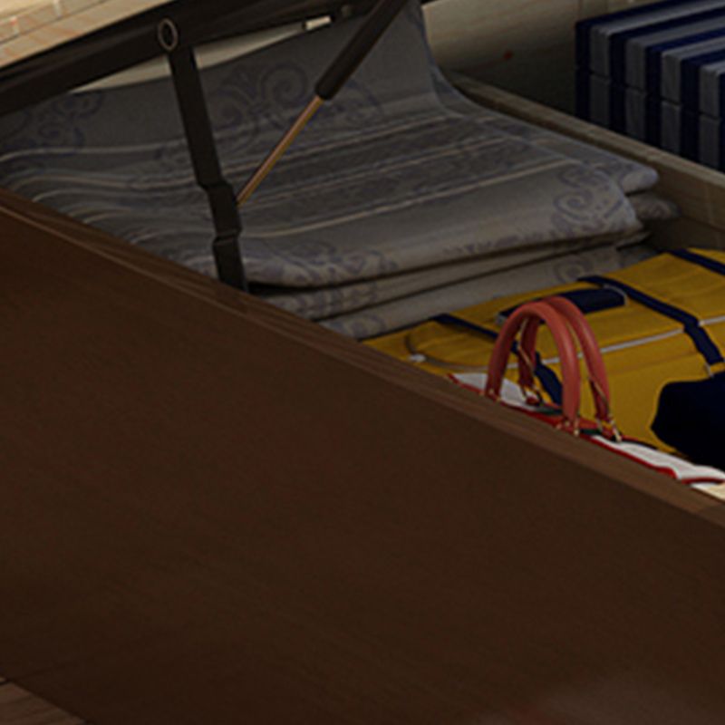 Letto standard in legno massello scandinavo letto naturale con testiera