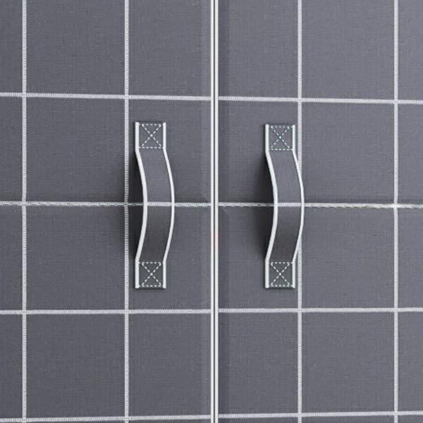 Cloth Cabinet Steel Pipe Wardrobe Cabinet, Modern 3-door Wardrobe Armoire Clearhalo 'Armoires & Wardrobes' 'armoires_wardrobes' 'Bedroom Furniture' 'furn' 'furn_armoires_wardrobes' 'Furniture' 1200x1200_2ce0942f-ef8c-4f1a-9dc0-2c8247730c64