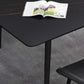 Industrial Home Sintered Stone Dining Table 4 Legs Carbon Steel Base Rectangle Table Clearhalo ' dining_table' 'Dining Tables & Seating' 'Dining Tables' 'furn' 'furn_dining_table' 'Furniture' 'furniture_dining_table' 'Kitchen & Dining Furniture' 'kitchen&dining_furn' 'kitchen' 'kitchen_dining_table' 1200x1200_2ce0fc00-8f51-4185-98b6-b681d27b72cd