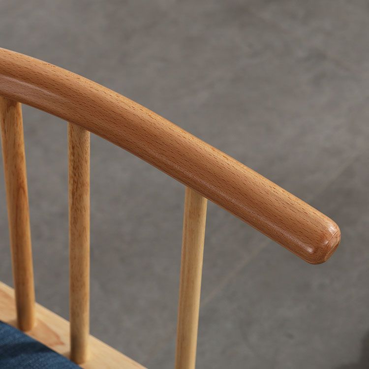 Modern Style Windsor Back Chair Dining Arm Chairs with Wooden Legs for Kitchen Clearhalo ' kitchen&dining_furn' 'Dining Chairs' 'Dining Tables & Seating' 'dining_chair' 'furn' 'furn_dining_chair' 'Furniture' 'furniture_dining_chair' 'Kitchen & Dining Furniture' 'kitchen' 1200x1200_2ce16b8c-0d56-4502-a967-84e908e16104