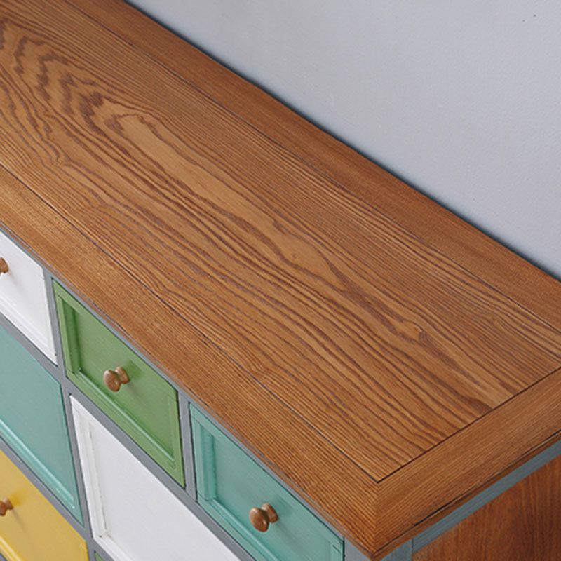 Coastal opbergkist vervaardigd houten dressoir met 3/5/6/8 laden