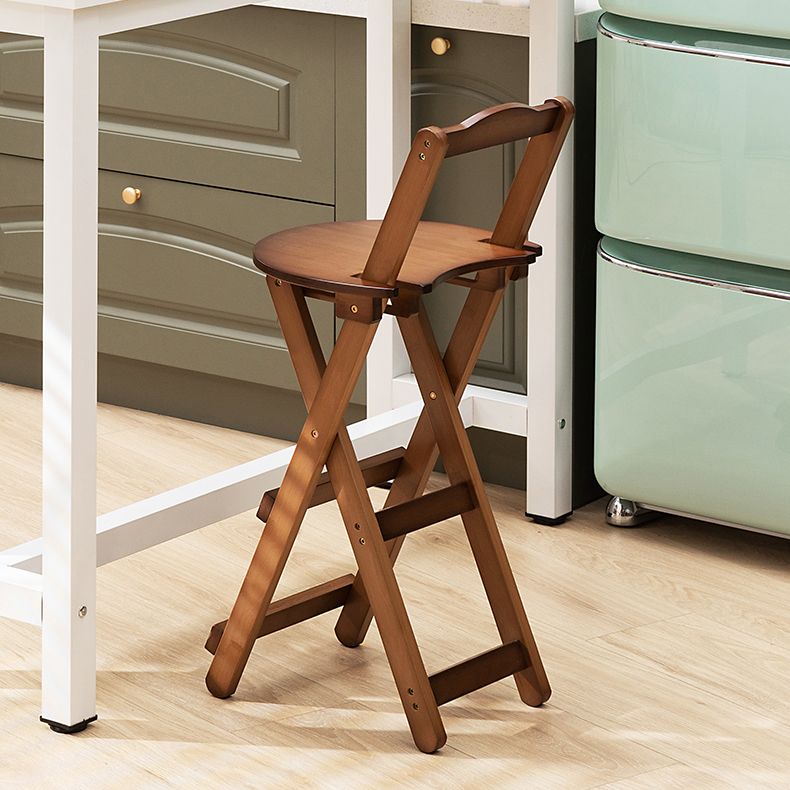 Sgabello in legno in stile moderno con bancone e sgabello da bar per soggiorno