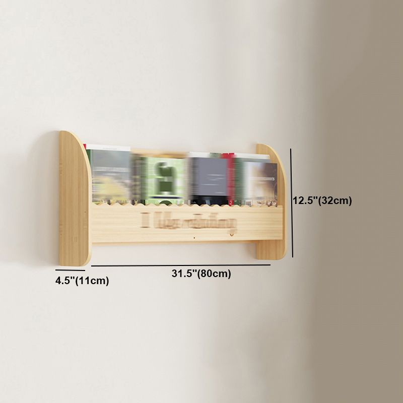 Modern Style Wooden Bookshelf Wall Mounted Shelf Bookcase for Study Room Clearhalo 'Bookcases' 'furn' 'furn_bookcases' 'Furniture' 'furniture_bookcases' 'kitchen' 'kitchen_bookcases' 'Living Room Furniture' 'Office Furniture' 1200x1200_2ce6c40b-a5ec-4312-b638-3c4f87a93a99