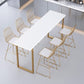 Pine Wood Bar Dining Table Glam Rectangle Bar Table with Double Pedestal for Dining Room Clearhalo 'Bar Furniture' 'Bar Tables' 'bar_tables' 'furn' 'furn_bar_tables' 'Furniture' 'furniture_bar_tables' 'Kitchen & Dining Furniture' 1200x1200_2ce843b7-75d0-4506-9fcc-3d8abb702f25