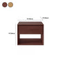 Drawers Included Solid Wood Nightstand 1 Drawer Bedside Cabinet 15" H