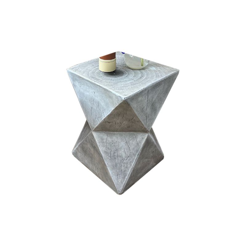 17.5 Tall Block Side Table Modernistic Metal Side End Snack Table Clearhalo 'Coffee & Accent Tables' 'End & Side Tables' 'end_side_tables' 'furn' 'furn_end_side_tables' 'Furniture' 'Living Room Furniture' 1200x1200_2ce9063b-8572-4d9b-9734-395069a5d2bd