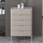 Glam Stone Storage Chest Bedroom 15.7" Wide Vertical Chest with Drawers Clearhalo 'Bedroom Furniture' 'Dressers & Chests' 'dressers_chests' 'furn' 'furn_dressers_chests' 'Furniture' 1200x1200_2ce9eb7f-2be0-42c2-9a26-06b8992f82aa