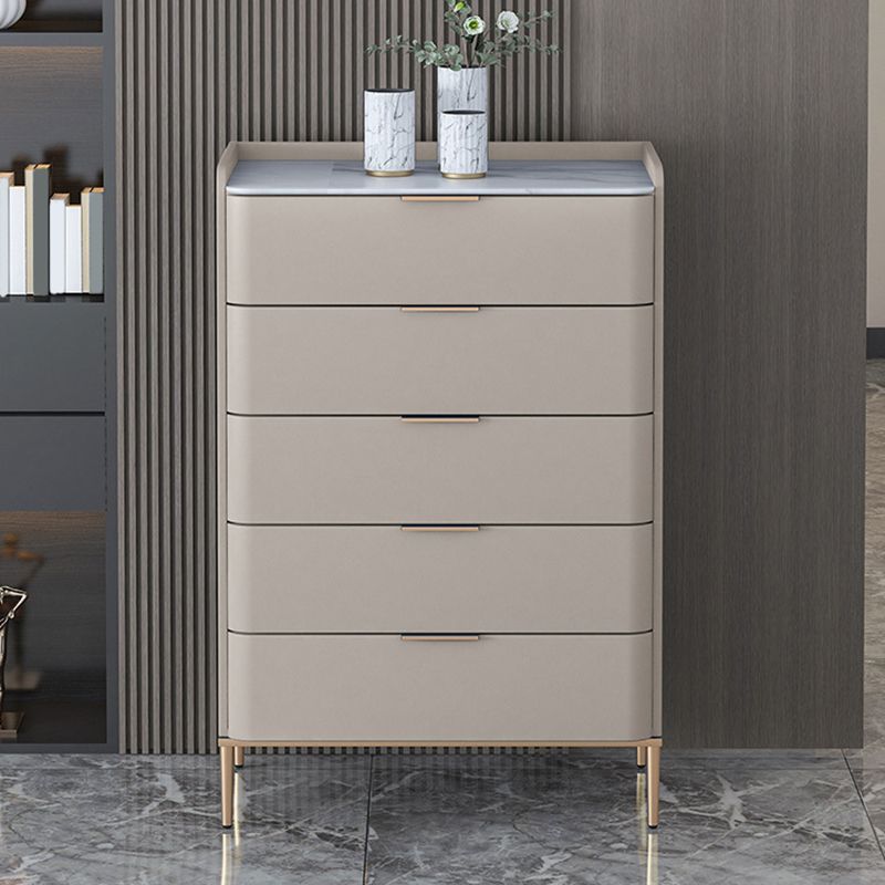 Glam Stone Storage Chest Bedroom 15.7" Wide Vertical Chest with Drawers Clearhalo 'Bedroom Furniture' 'Dressers & Chests' 'dressers_chests' 'furn' 'furn_dressers_chests' 'Furniture' 1200x1200_2ce9eb7f-2be0-42c2-9a26-06b8992f82aa