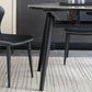 Modern Gray Sintered Stone Dining Table Set 1/4/5/7 Pieces Dining Set for Home Use Clearhalo 'Dining Room Sets' 'Dining Tables & Seating' 'dining_room_set' 'furn' 'furn_dining_room_set' 'Furniture' 'Kitchen & Dining Furniture' 1200x1200_2cee7710-cf4e-447e-8a3a-44ae4b5af655