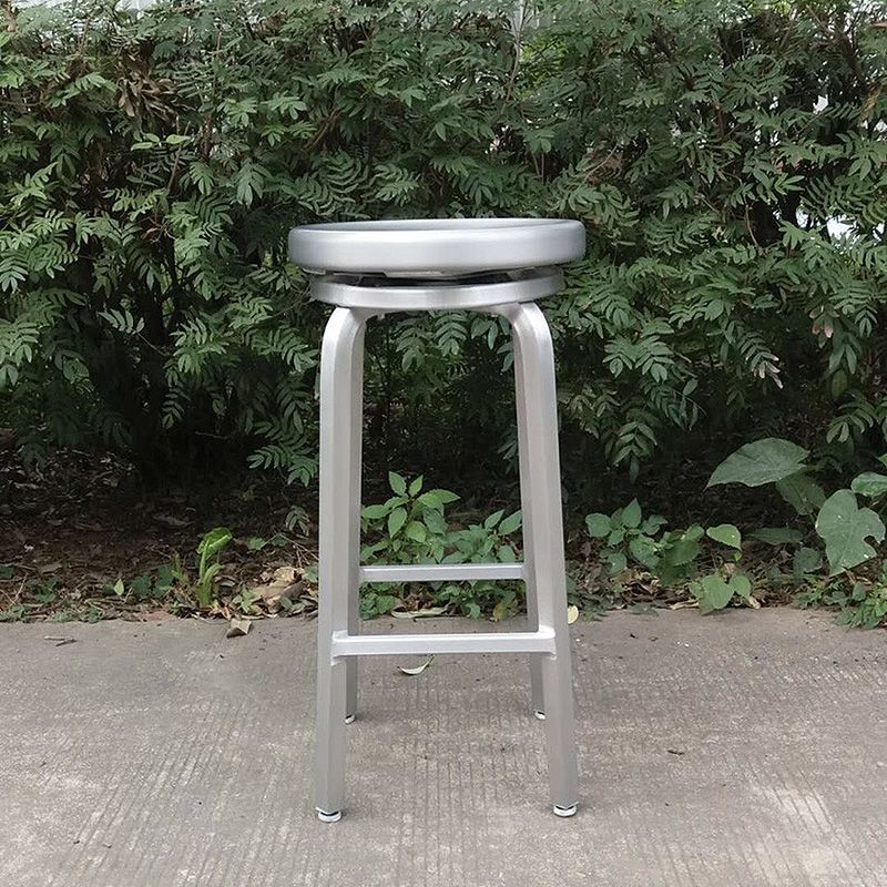 Metal Bar Chair Modern Restaurant With Foot Aluminum Alloy Counter Stool Simple Cafe Clearhalo 'Bar Furniture' 'Bar Stools' 'bar_stools' 'furn' 'furn_bar_stools' 'furniture_bar_stools' 'Kitchen & Dining Furniture' 'kitchen&dining_furn' 'kitchen' 'kitchen_furn' Furniture' 1200x1200_2ceefeca-2b91-4a8e-a069-d944212cf8a2
