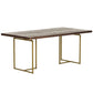 Contemporary Solid Wood Standard Dining Table Rectangle Kitchen Dining Table with Double Pedestal Clearhalo ' dining_table' 'Dining Tables & Seating' 'Dining Tables' 'furn' 'furn_dining_table' 'Furniture' 'furniture_dining_table' 'Kitchen & Dining Furniture' 'kitchen&dining_furn' 'kitchen' 'kitchen_dining_table' 1200x1200_2cefc3e6-b519-481b-8e02-aef1930fa110