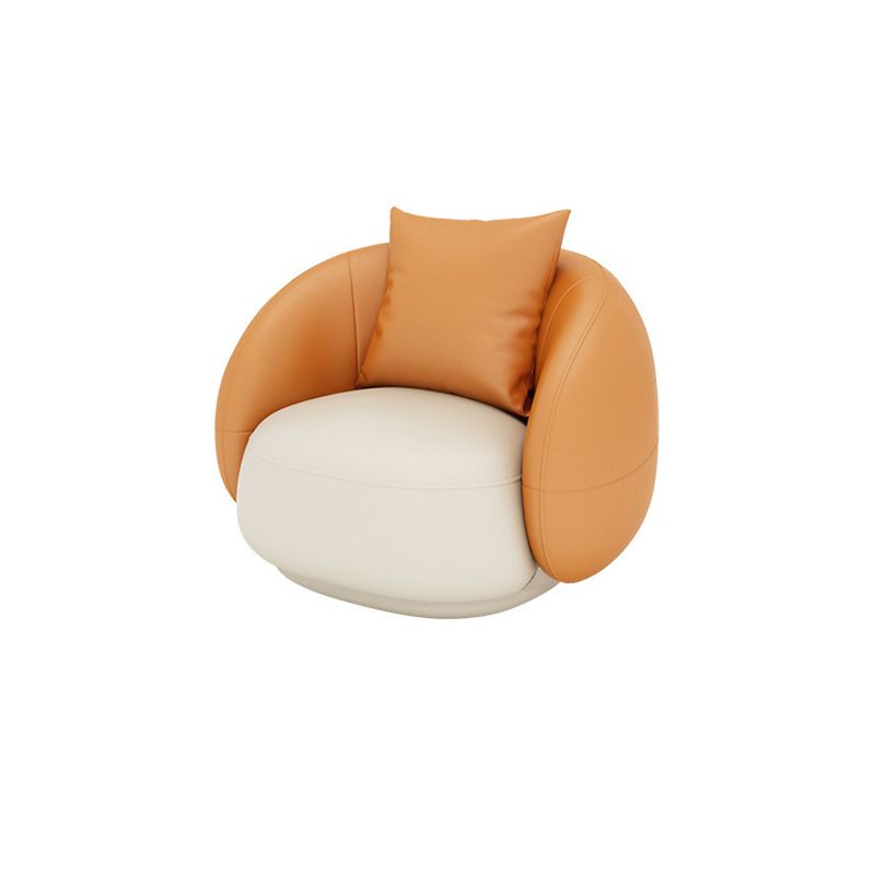 Hedendaagse gebogen bank voor een appartement met smokingarm bank 35.43 "breed