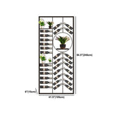 Industrial Black Wine Bottle Holder Iron Floor Bottle Holder