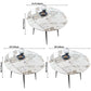 Extendable Luxury Dining Table Adjustable Sintered Stone Top Table with 4 Legs Clearhalo ' dining_table' 'Dining Tables & Seating' 'Dining Tables' 'furn' 'furn_dining_table' 'Furniture' 'furniture_dining_table' 'Kitchen & Dining Furniture' 'kitchen&dining_furn' 'kitchen' 'kitchen_dining_table' 1200x1200_2cf2caf6-2b4f-4c07-a7a8-16924b2ddcc5