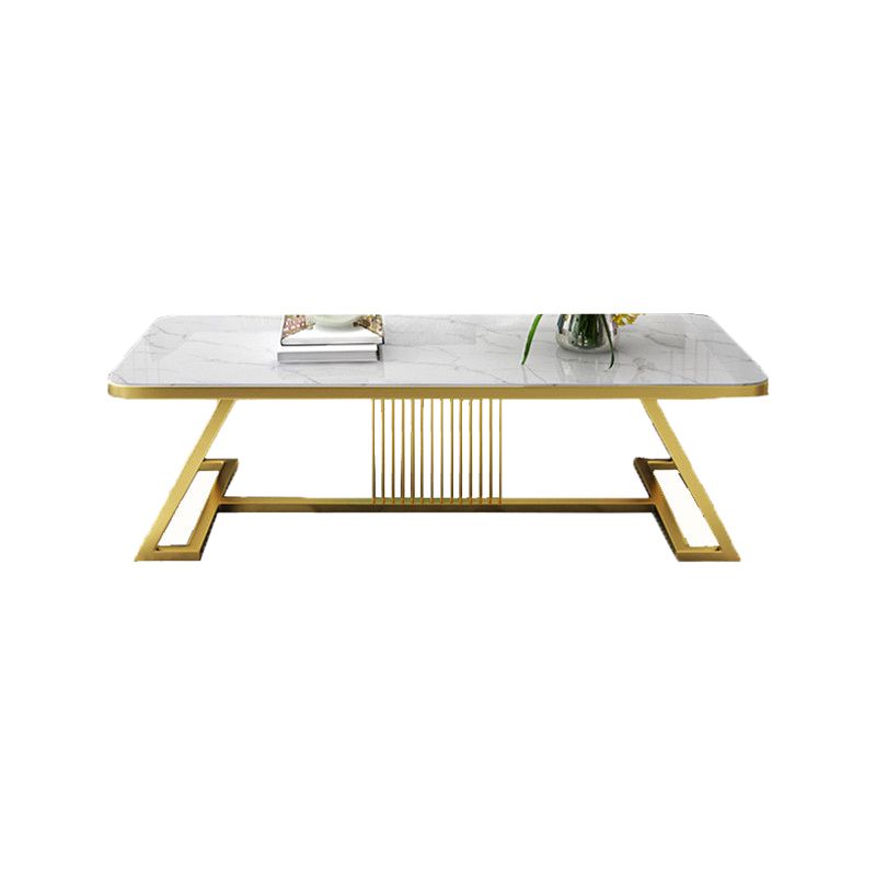 ストーントップカクテルテーブルグラマートレスルアイアンベースコーヒーテーブル