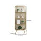 Glam Gold Bookshelf Standard Metal Bookcase with Shelves for Home Office