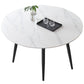 Modern Style Sintered Stone Dining Table White Round Home Table with 4 Legs Clearhalo ' dining_table' 'Dining Tables & Seating' 'Dining Tables' 'Furniture' 'furniture_dining_table' 'Kitchen & Dining Furniture' 'kitchen&dining_furn' 'kitchen' 'kitchen_dining_table' 1200x1200_2cf9b04c-3868-412e-8746-d72722f7b3ed