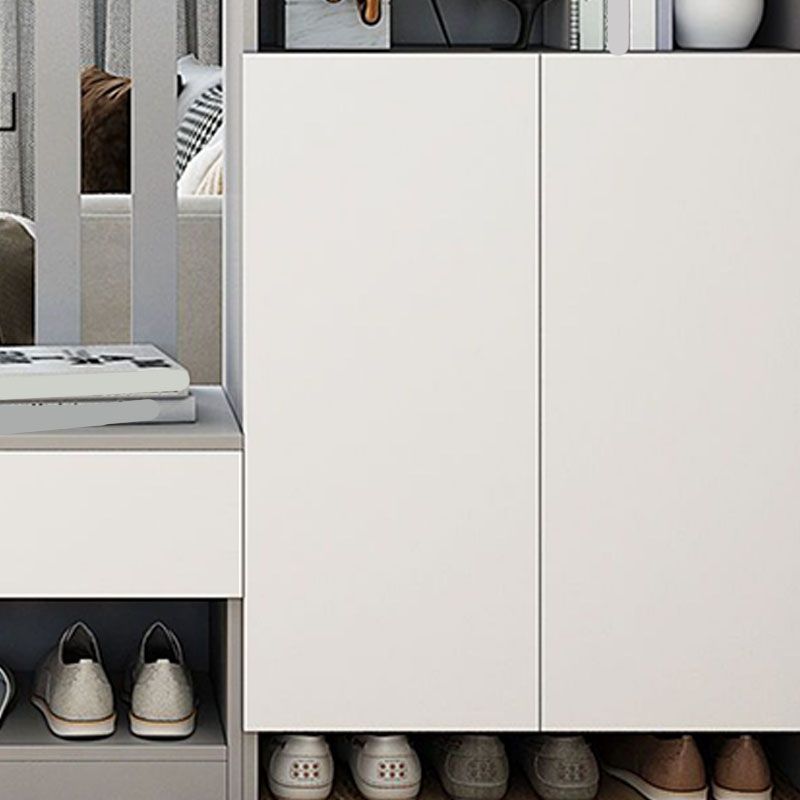 Modern 2-door Wood 78.74" Tall Accent Cabinet with Drawer for Living Room Clearhalo 'Cabinets & Chests' 'cabinets_chests' 'furn' 'furn_cabinets_chests' 'Furniture' 'Living Room Furniture' 1200x1200_2cfcde06-0822-4075-bb71-ab0e71089804