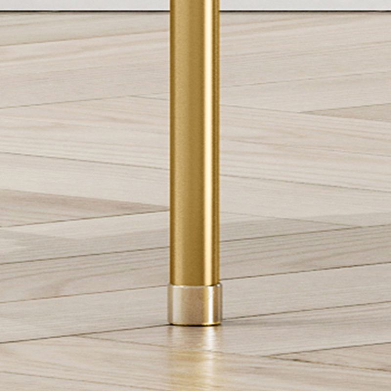 Glam Metal Dining Room Chair Armless PU Leather Dining Chairs for Home Use Clearhalo ' kitchen&dining_furn' 'Dining Chairs' 'Dining Tables & Seating' 'dining_chair' 'furn' 'furn_dining_chair' 'Furniture' 'furniture_dining_chair' 'Kitchen & Dining Furniture' 'kitchen' 1200x1200_2cfd7bc0-2182-4804-a426-73c21279284b