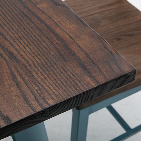 Solid Wood Industrial Dining Table Brown 4 Legs Table for Dinning Room Clearhalo ' dining_table' 'Dining Tables & Seating' 'Dining Tables' 'furn' 'furn_dining_table' 'Furniture' 'furniture_dining_table' 'Kitchen & Dining Furniture' 'kitchen&dining_furn' 'kitchen' 'kitchen_dining_table' 1200x1200_2cffe7bb-1ba4-4e4a-899e-4e9c62ea0459