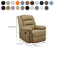 Swivel Rocker Standard Recliner Solid Color Manual Recliner Chair Clearhalo 'Chairs & Seating' 'furn' 'furn_recliners' 'Furniture' 'Living Room Furniture' 'Recliners' 1200x1200_2d029907-c7de-46ac-a888-13a261033f7c