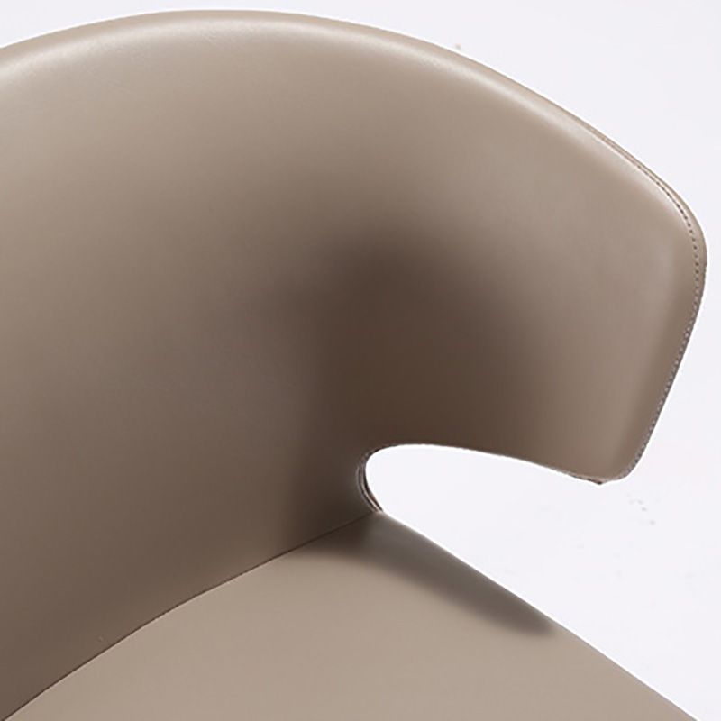 Contemporary Style Metal Dining Chair Dining Armless Side Single Chair for Kitchen Clearhalo ' kitchen&dining_furn' 'Dining Chairs' 'Dining Tables & Seating' 'dining_chair' 'furn' 'furn_dining_chair' 'Furniture' 'furniture_dining_chair' 'Kitchen & Dining Furniture' 'kitchen' 1200x1200_2d03e0bf-0029-4b4c-a0a4-16a5662be16e