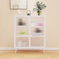 Glass Door Iron Sideboard Modern Server Cabinet with Storage for Kitchen Dining Room Clearhalo 'buffet_sideboard' 'Buffets & Sideboards' 'furn' 'furn_buffet_sideboard' 'Furniture' 'furniture_buffet_sideboard' 'Kitchen & Dining Furniture' 1200x1200_2d05a8f0-21f2-4a02-93ce-f2947222f532