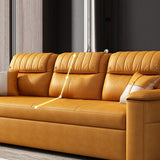 Divano letto per dormiente futon scandinavo telaio futon in pelle incollata