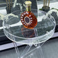Modern Transparent End Table Round/Rectangular Acrylic Side Table