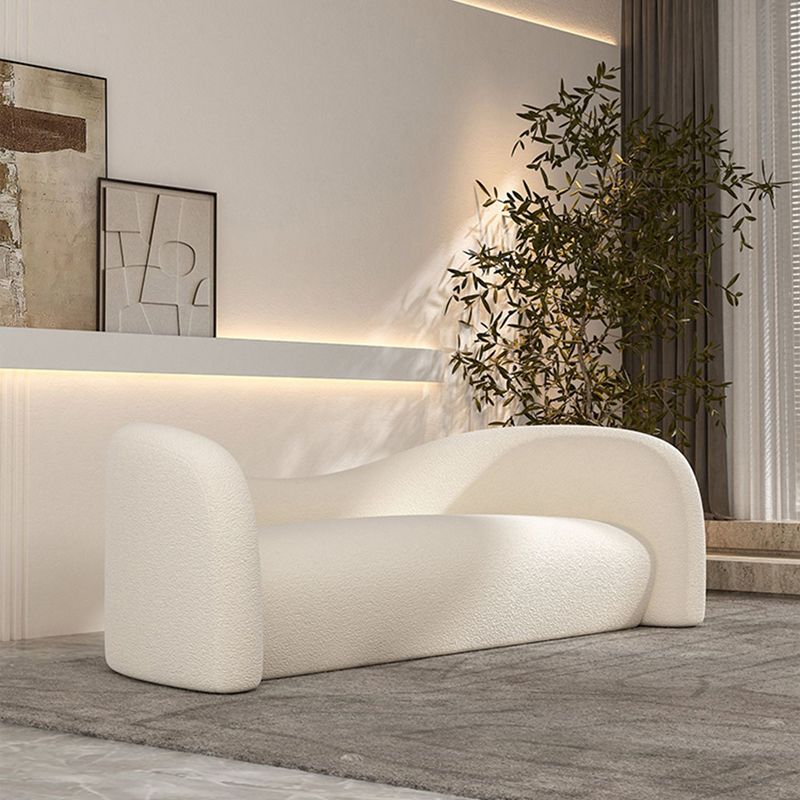 Sofá estándar de la tela de tela de tela de camello contemporánea