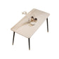 Rectangle Black Base Dining Table Modern Stone Table for Living Room Clearhalo 'Dining Tables & Seating' 'Dining Tables' 'dining_table' 'furn' 'furn_dining_table' 'Furniture' 'Kitchen & Dining Furniture' 1200x1200_2d09af62-0b92-4325-93e7-8cd72c65d1e3