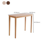 Eigentijdse rechthoek vaste houten woonkamer bar -eettafel