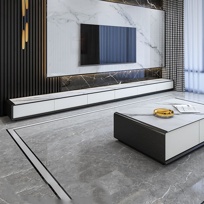 Slate and Wood TV Cabinet Contemporary Style Home Enclosed TV Stand Console Clearhalo 'furn' 'furn_tv_stands_entertainment_centers' 'Furniture' 'Living Room Furniture' 'TV Stands & Entertainment Centers' 'TV Stands & Media Storage Furniture' 'tv_stands_entertainment_centers' 1200x1200_2d0bdb43-ea02-497d-823e-bbdd095b4c0f