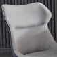 Wingback Side Chair Contemporary Faux Leather Kitchen Dining Chair