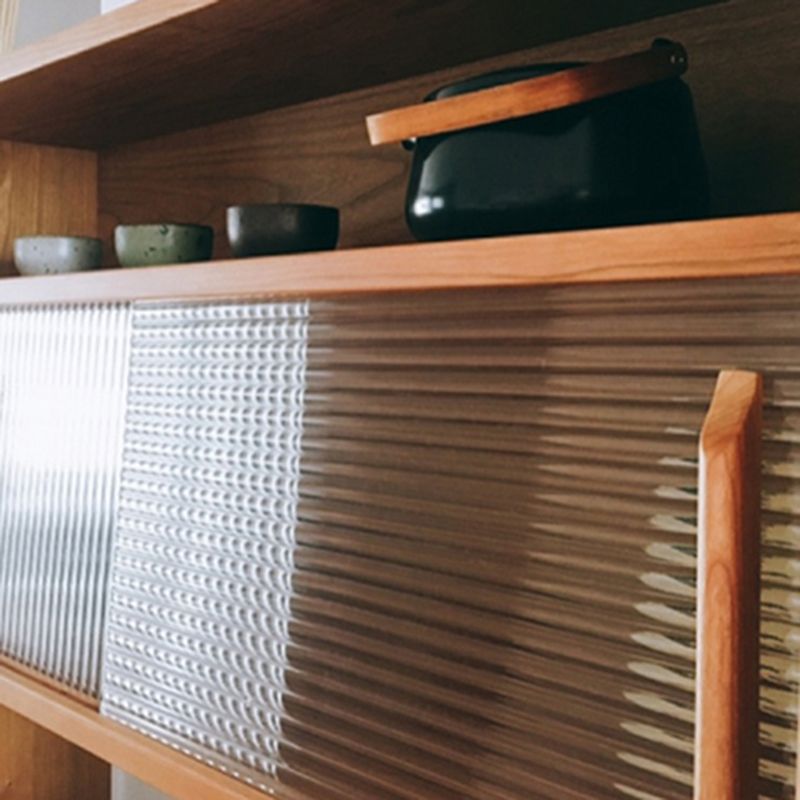 Modern Display Hutch Buffet Glass Door Hutch Cabinet for Dining Room Clearhalo 'Display & China Cabinets' 'display_china_cabinets' 'furn' 'furn_display_china_cabinets' 'Furniture' 'Kitchen & Dining Furniture' 1200x1200_2d0caa7a-2887-4136-ad21-3ee3d4bc870d