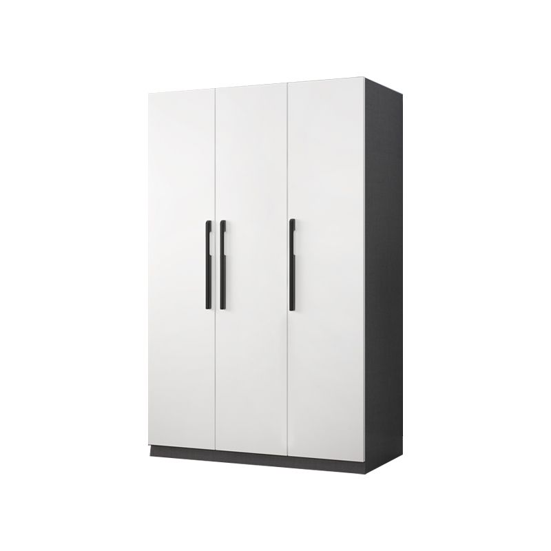Moderne houten frame garderobe armoire vrijstaanbare garderobe met planken